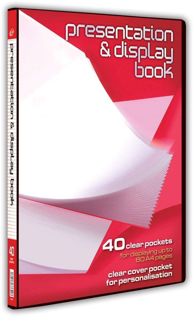 DISPLAY BOOK, A4 Presentation 40 pocket. CB443 [Splittable]
