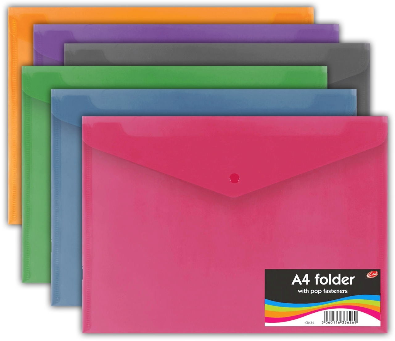 WALLET,Stud A4 Asst.Colours CB434 [Splittable]