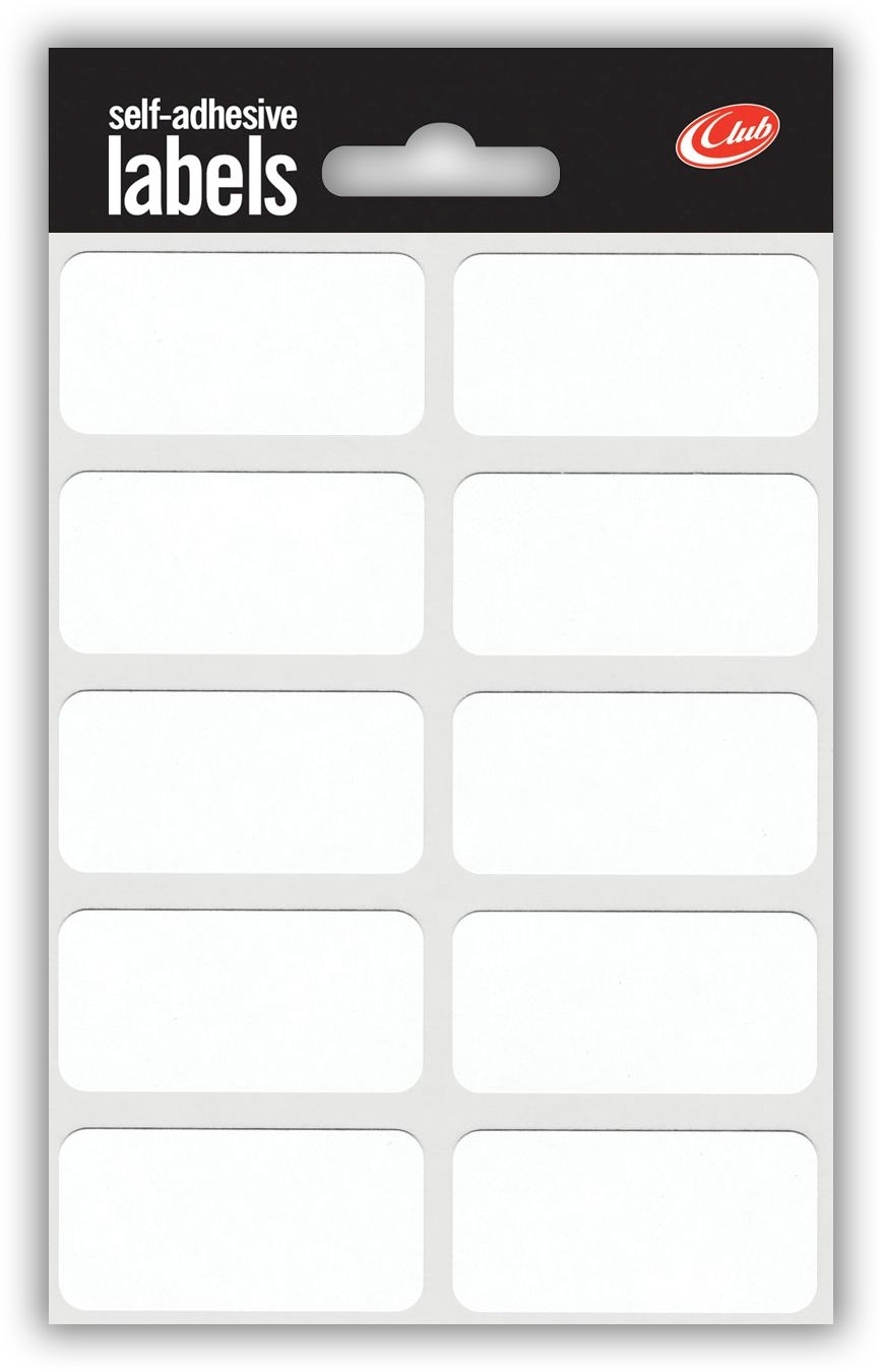 LABEL,S/Adh White 19x38mm H/pk [Packs Only]