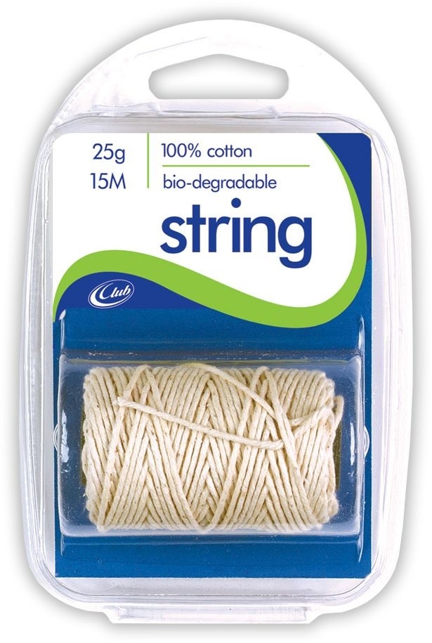 COTTON STRING,Spool 15m 25g I/cd CB173 [Splittable]