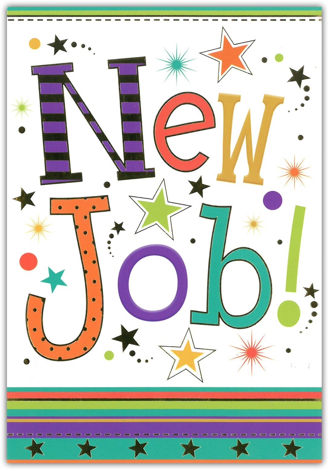 NEW JOB CARDS,6`s Stars & Text