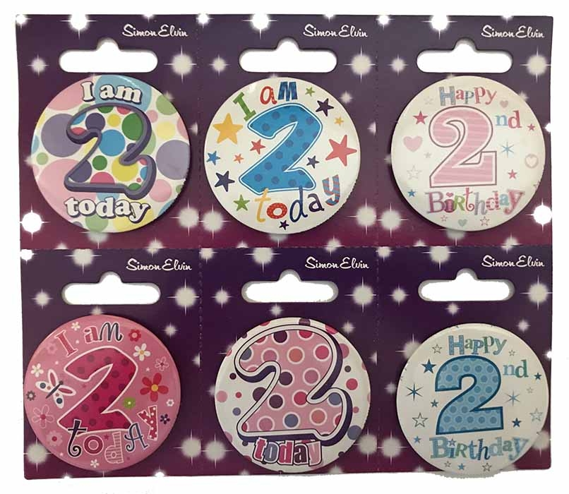BADGE,AGE 2 Small 54mm [Packs Only]