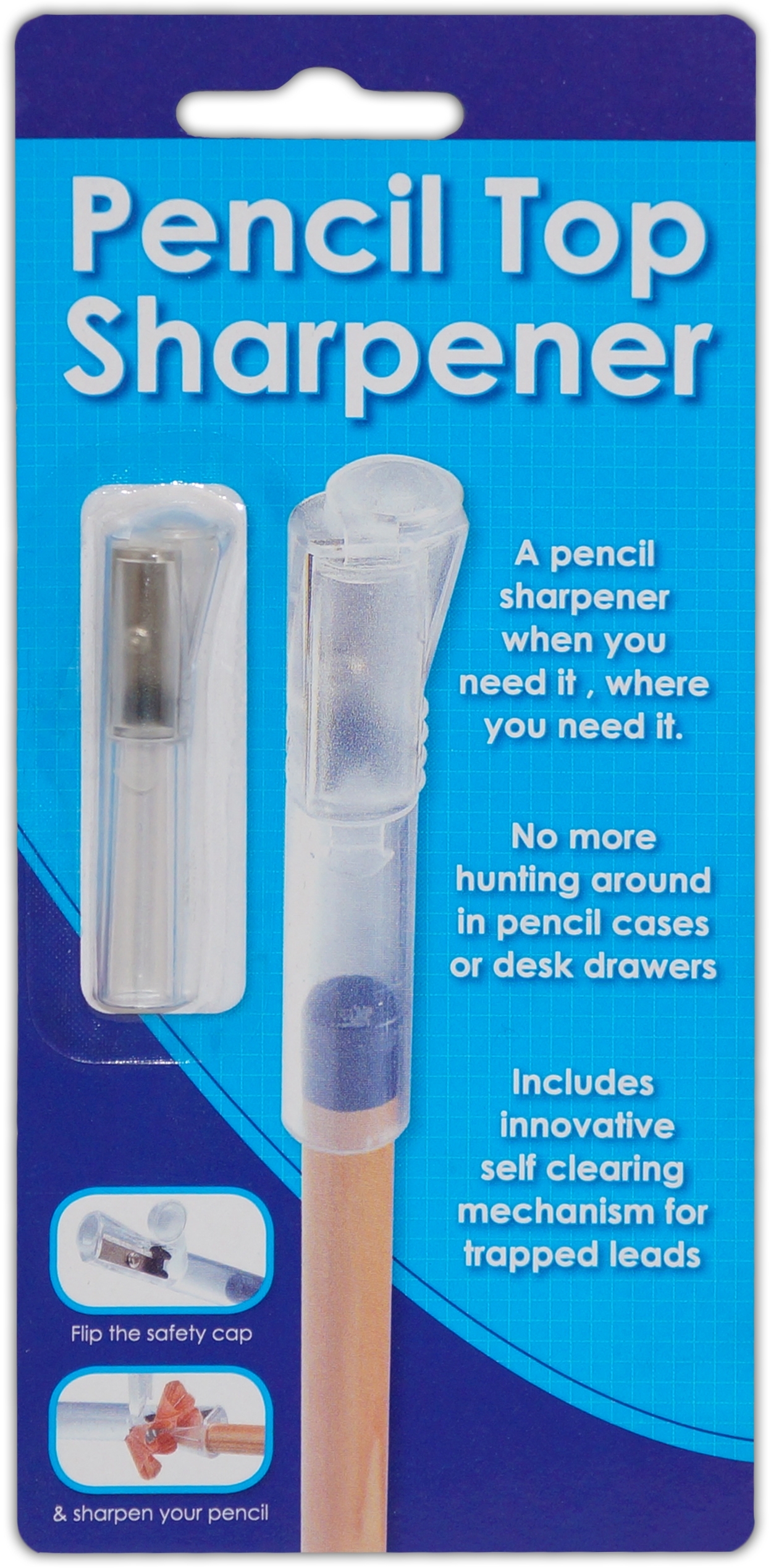 PENCIL TOP SHARPENER,I/cd (Was 0.59) [Packs Only]