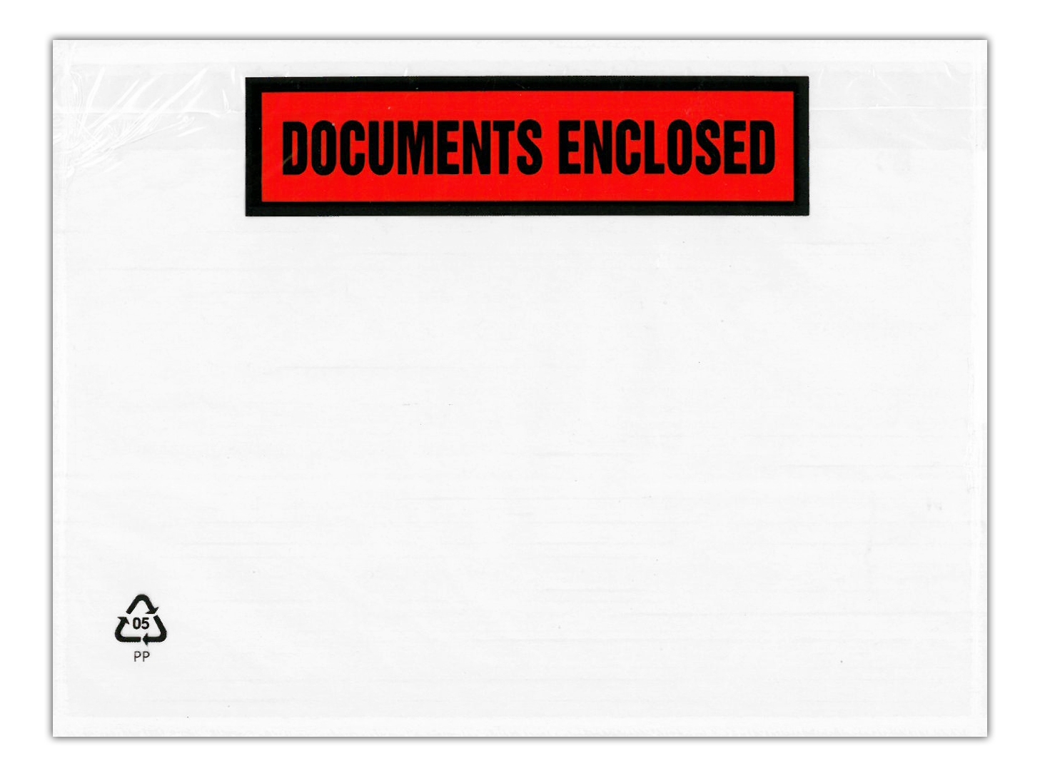 DOCUMENTS ENCLOSED ENV,1000`s Printed S/Adh A6 168 x126mm