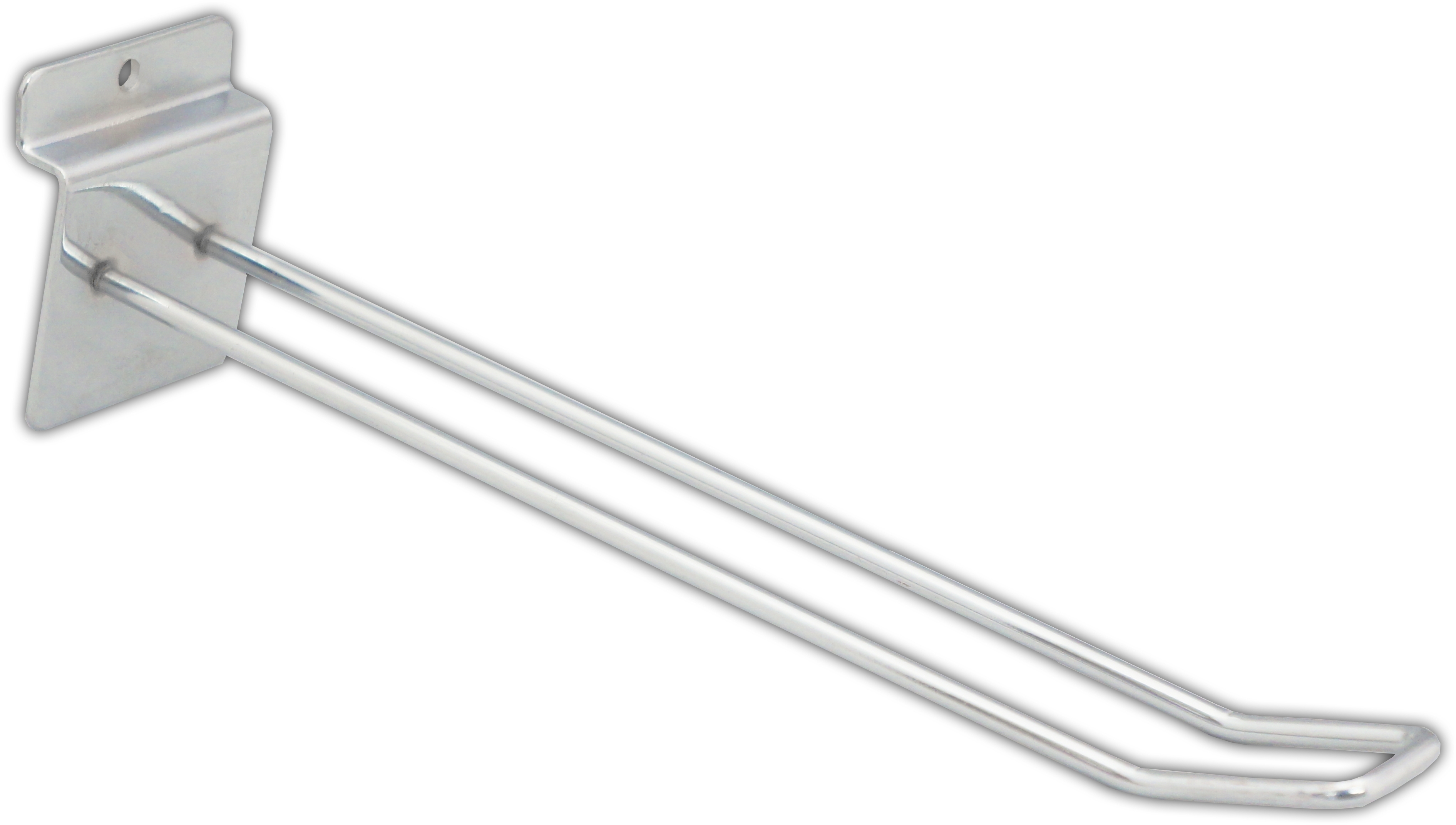 SLAT WALL FITTING,Double Prong Metal 200mm 8in [Splittable]