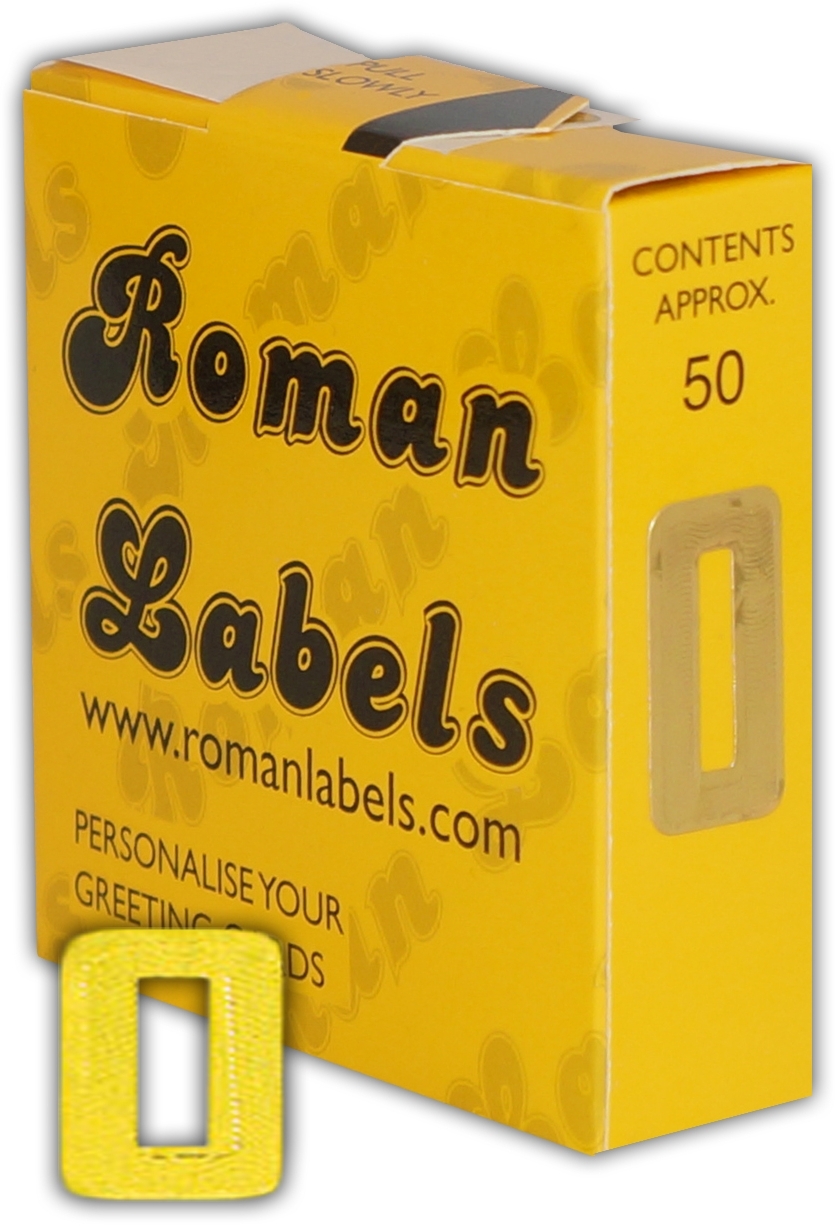 CARD NUMERALS,Gold No.0 [Packs Only]