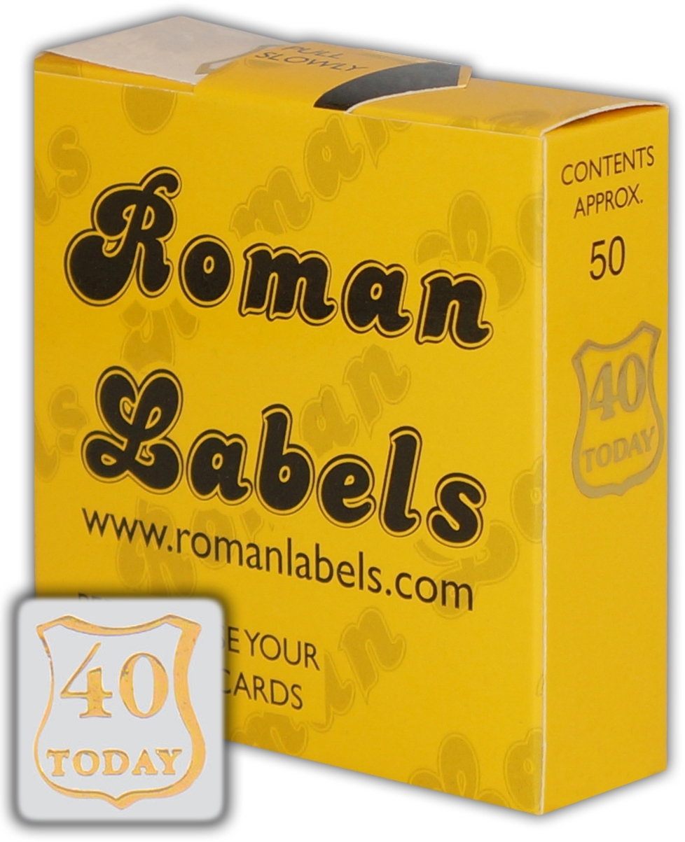 CARD AGE SHIELDS,Gold 40 Today [Packs Only]