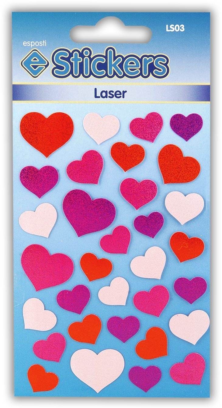 STICKERS,Laser Hearts [Packs Only]