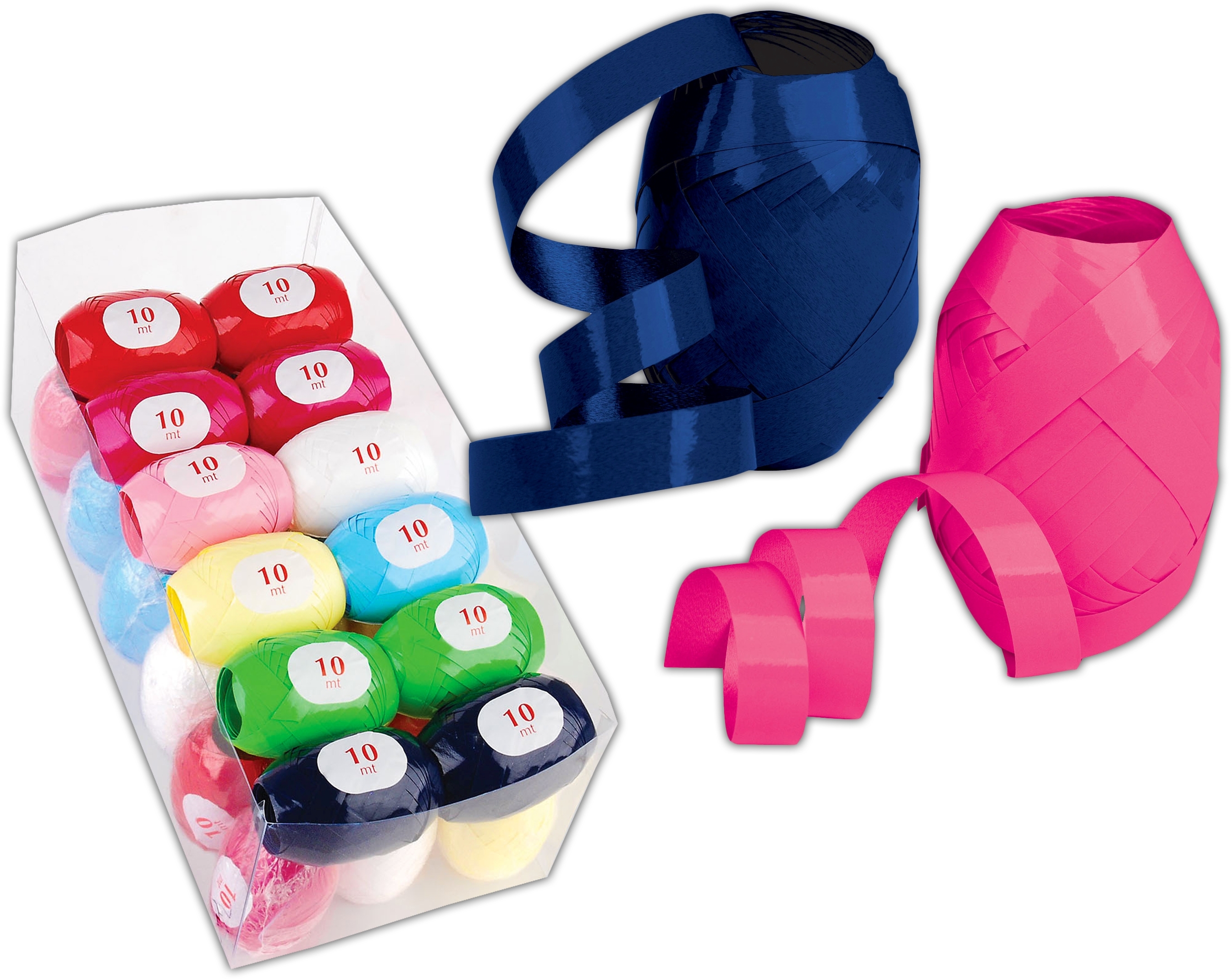 RIBBON COP,Lacquered Asst. 6.5mmx10m