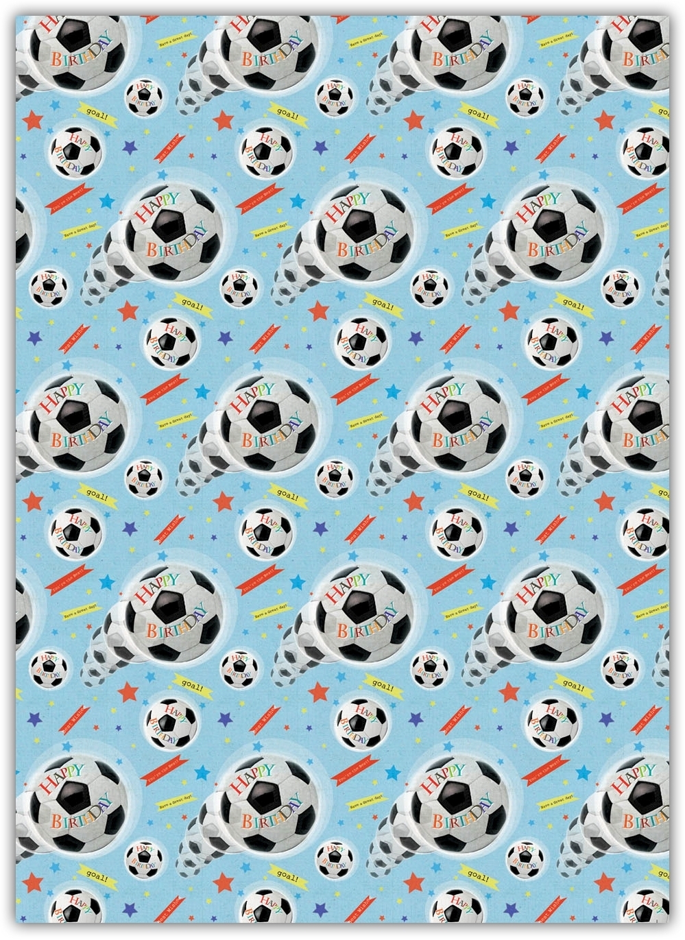 GIFT WRAP,Football [Packs Only]