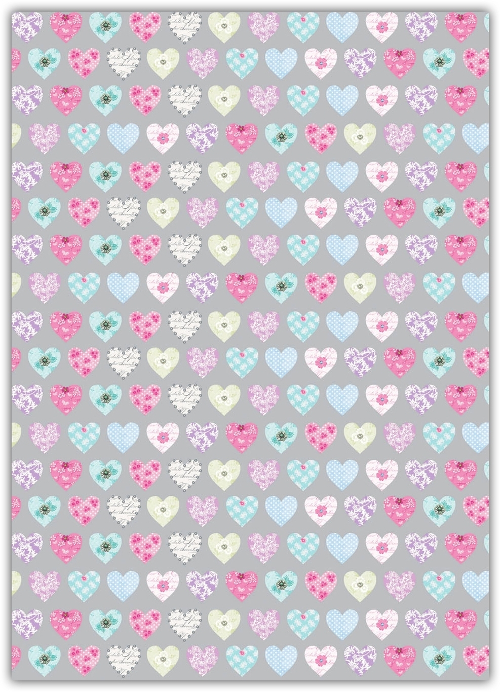 GIFT WRAP,Hearts [Packs Only]