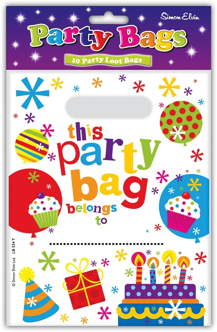 PARTY BAGS,Cakes & Candles 10`s [Packs Only]