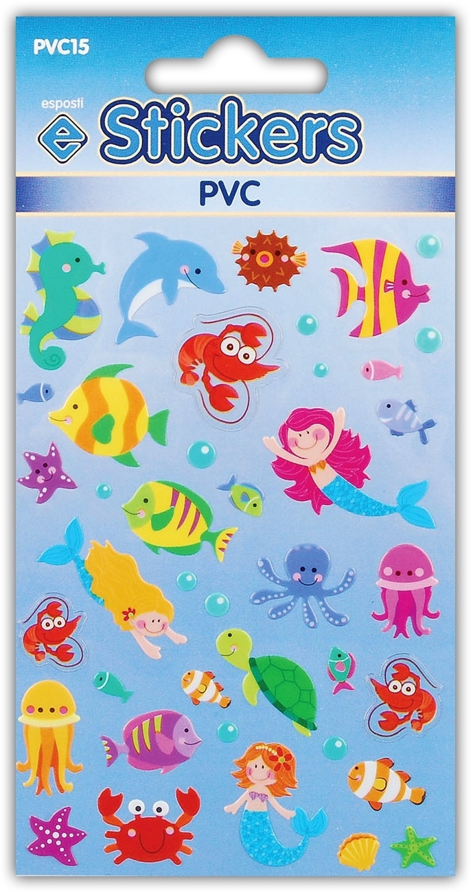 STICKERS,PVC Mermaids [Packs Only]