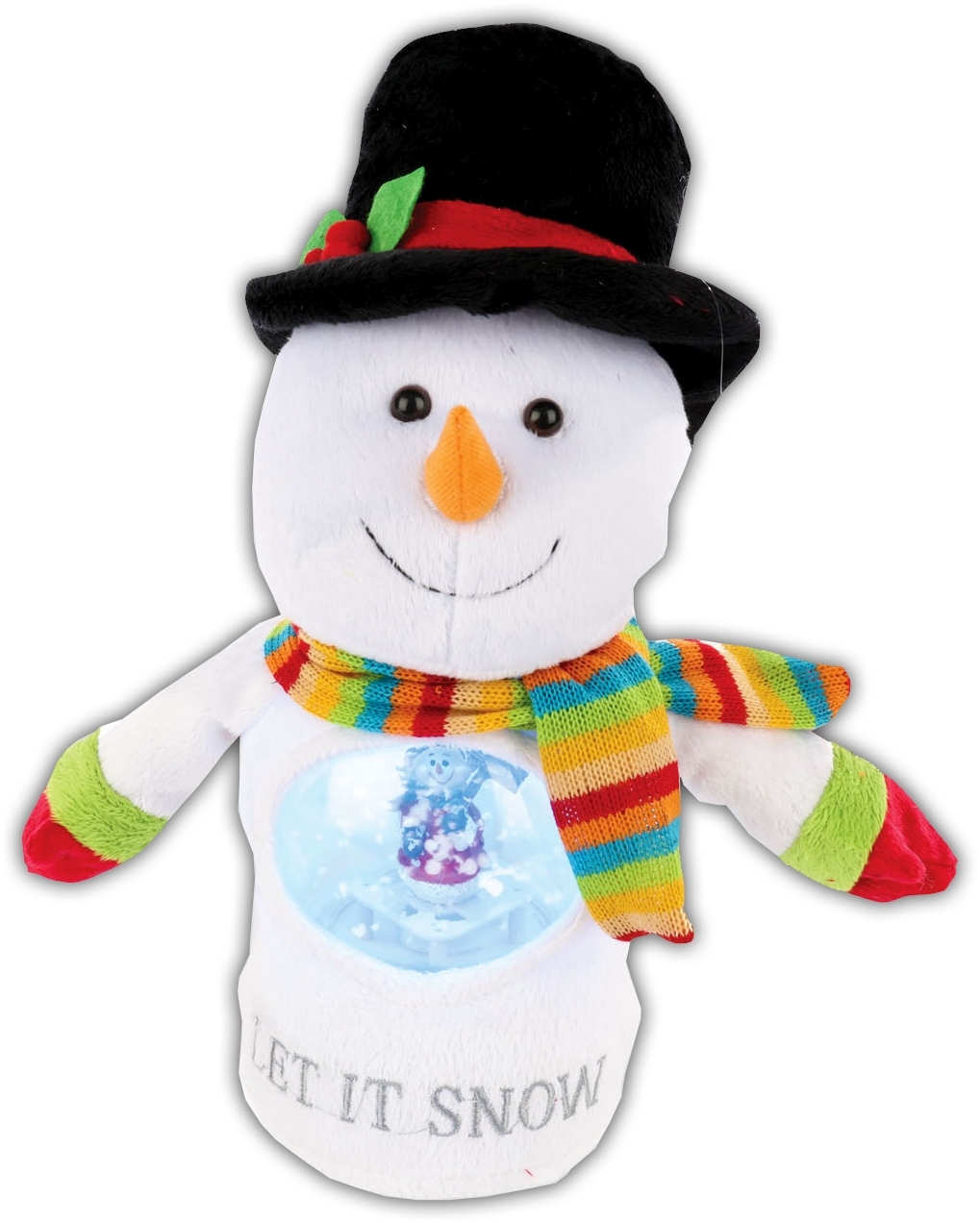 ORNAMENT,LED Lit Musical Snowman 25cm B/Op (Was 29.99)