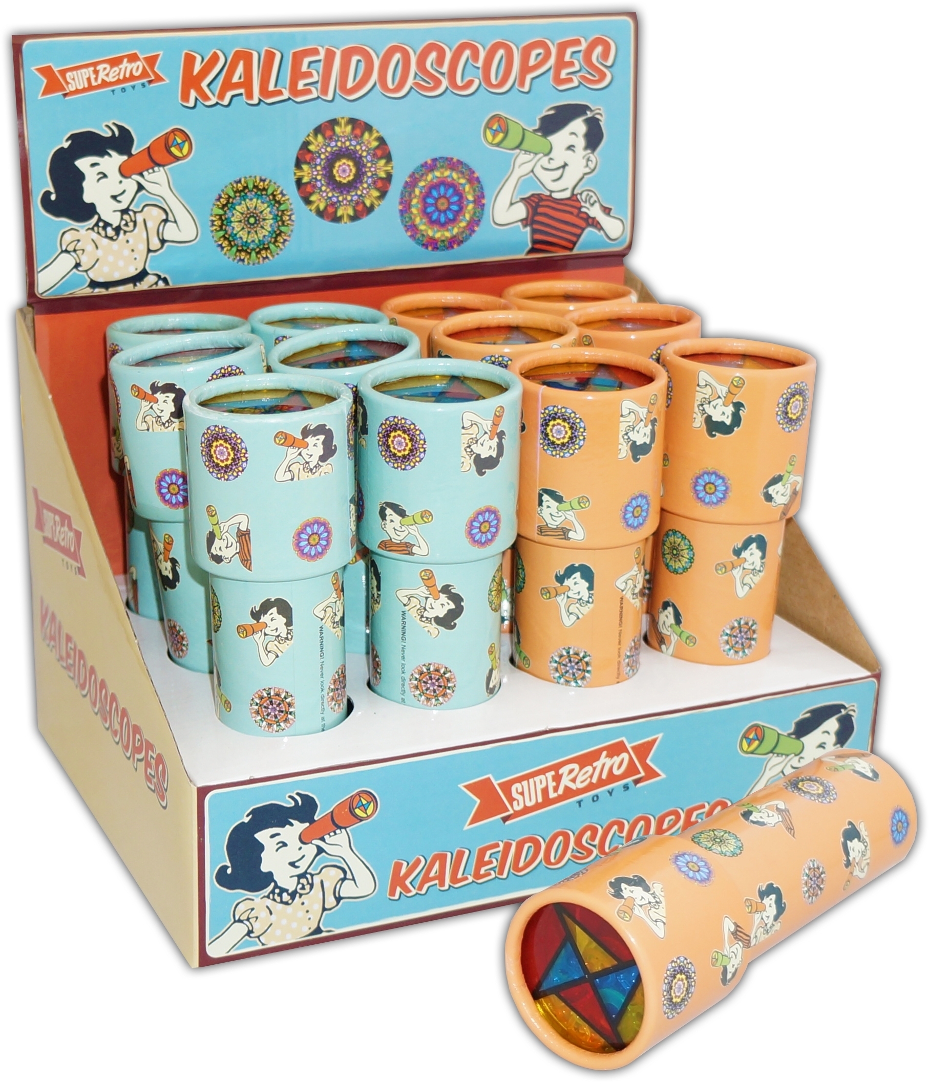 KALEIDOSCOPE 16cm SUPERETRO in CDU [Packs Only]