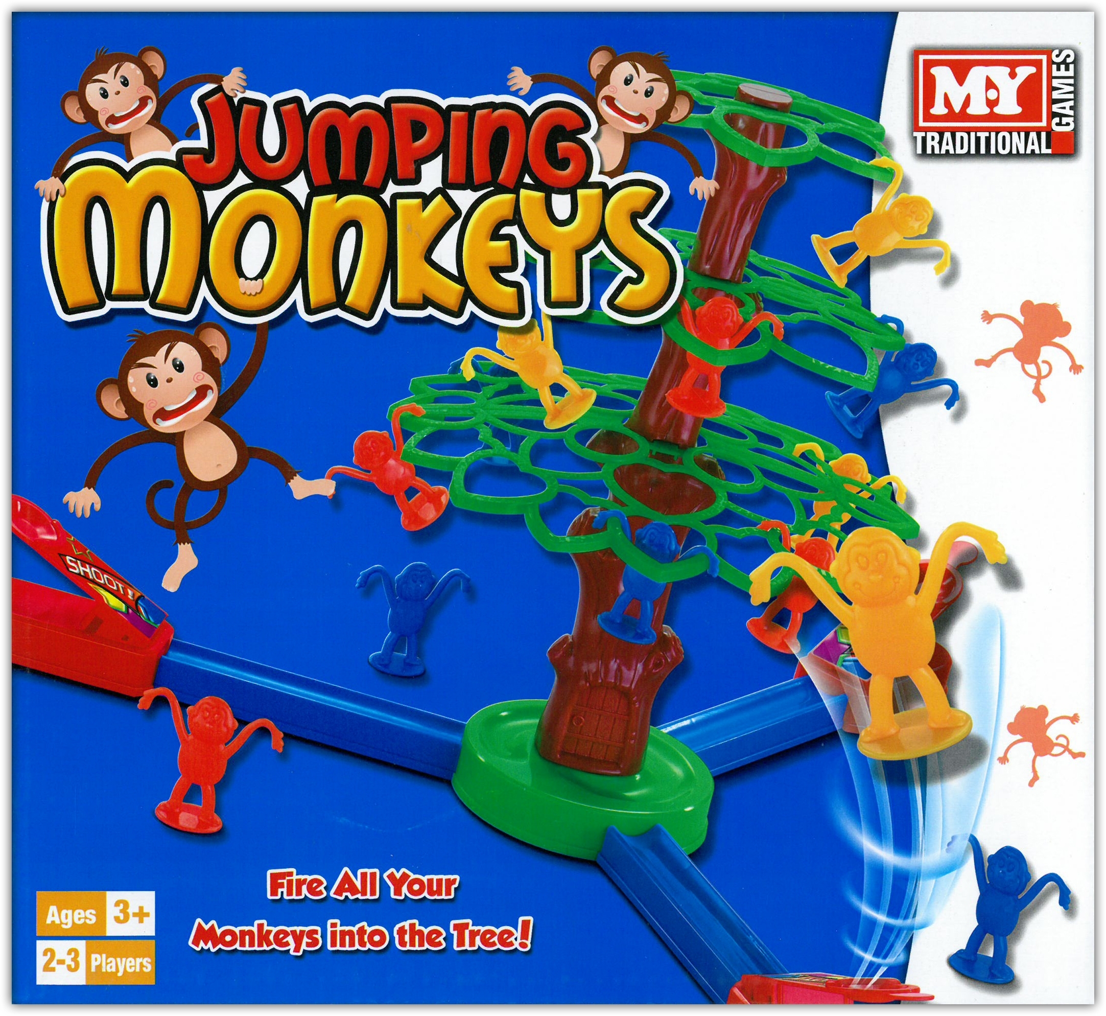 JUMPING MONKEYS GAME,Age 3+ 2-3 Players, `MY` Bxd [Splittable]