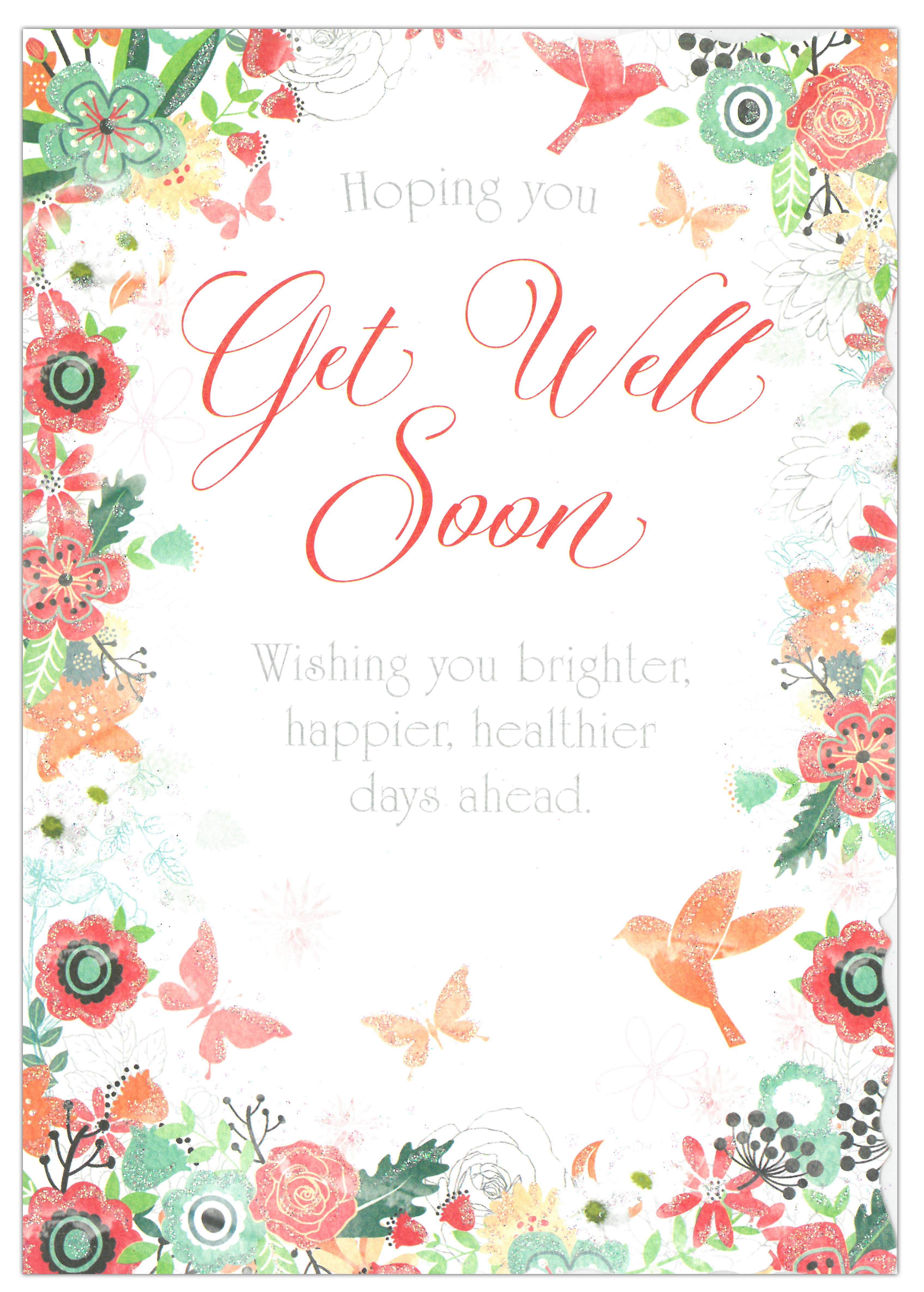 GET WELL CARDS,6`s Butterflys