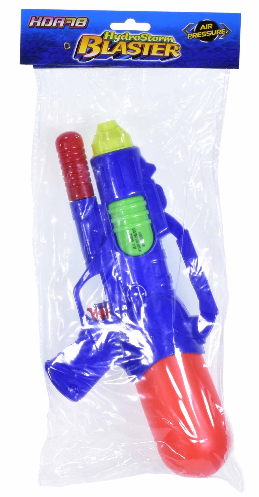 WATER GUN,Pump Action 31cm I/cd Asst Cols [Splittable]