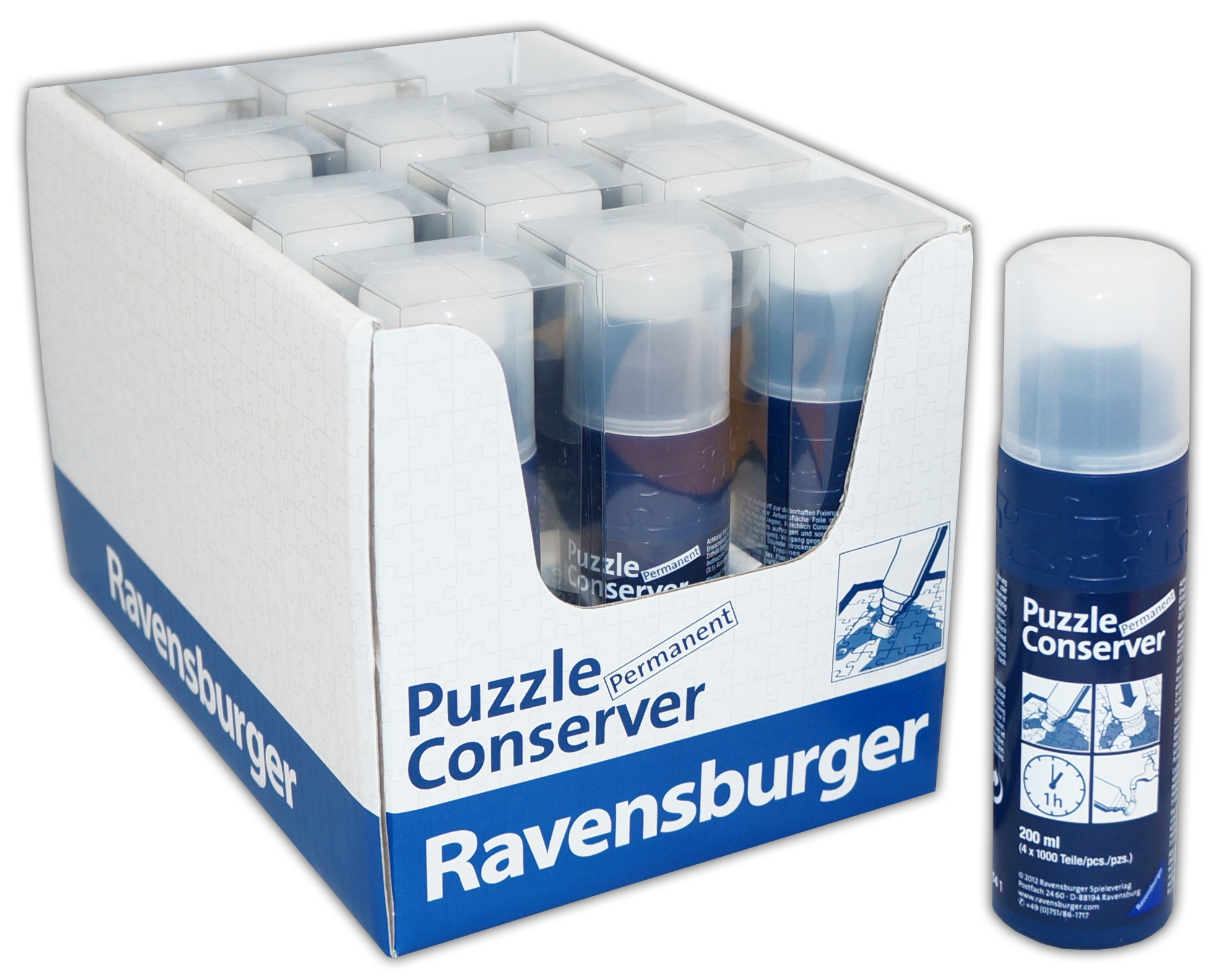 JIGSAW PUZZLE CONSERVER GLUE Perm, 200ml CDU [Splittable]