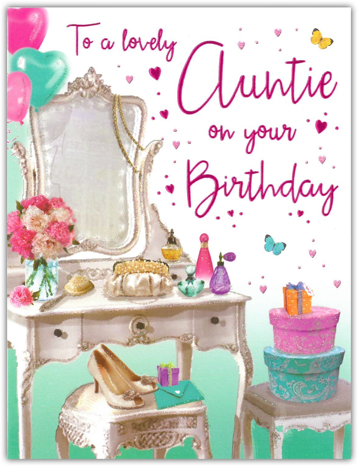 BIRTHDAY CARDS,Auntie 6`s Dressing Table (Was 1.49)