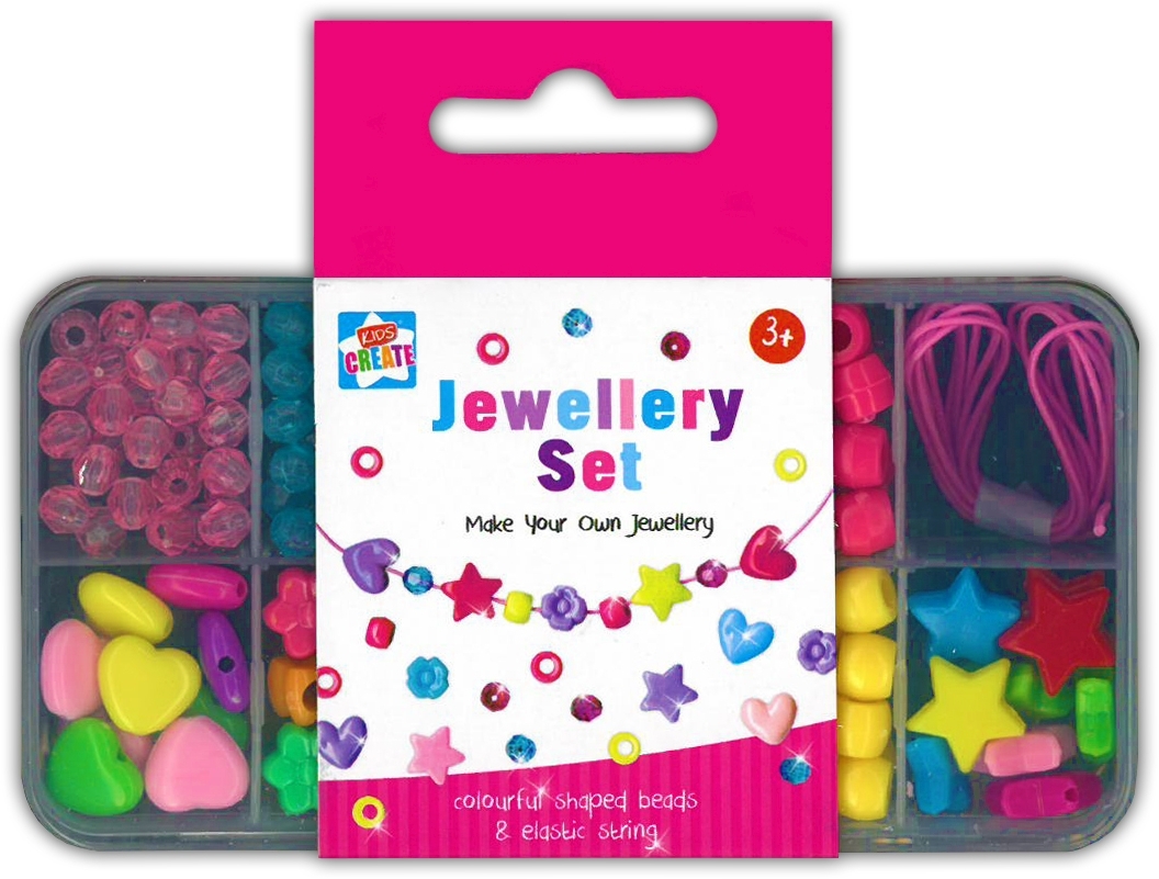 JEWELLERY SET,Make Your Own, Colourful, In Case H/pk [Packs Only]