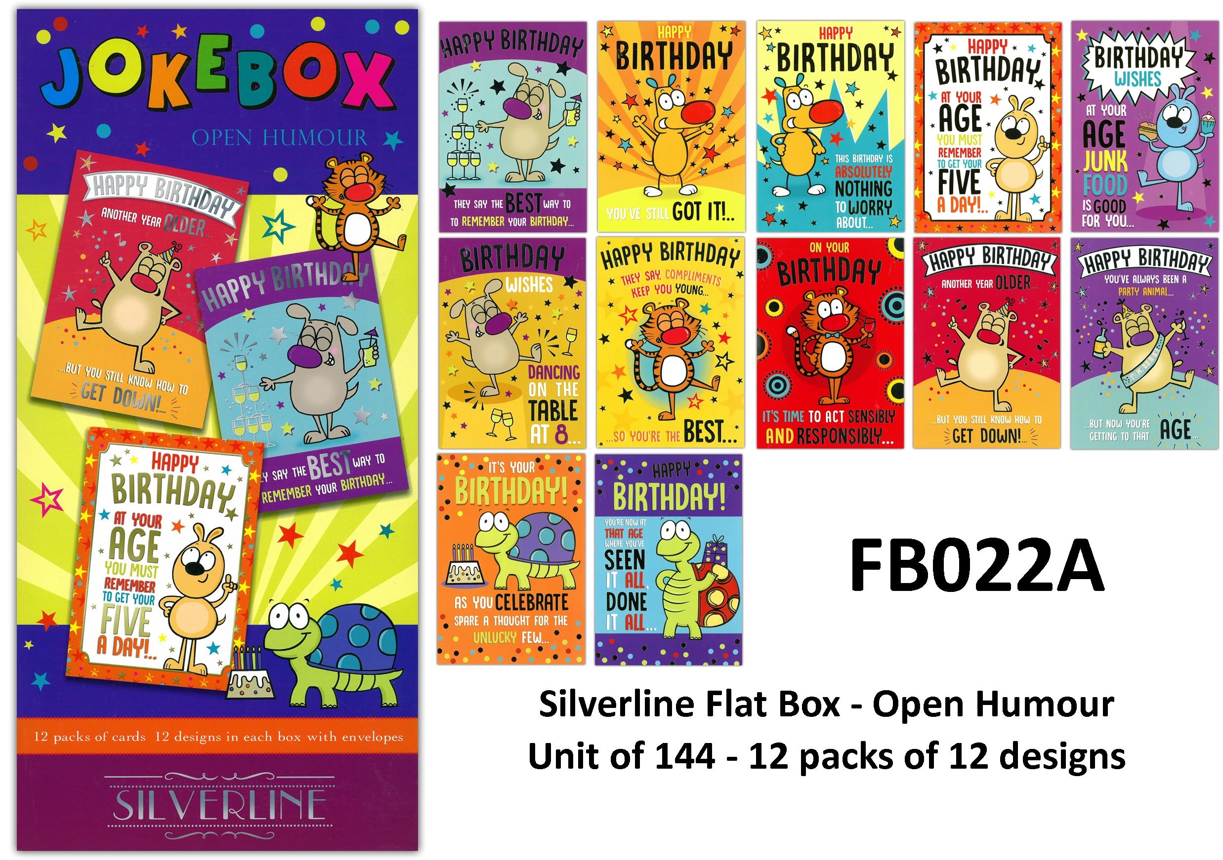 SILVERLINE FLAT BOX, Jokebox 144`s [Packs Only]