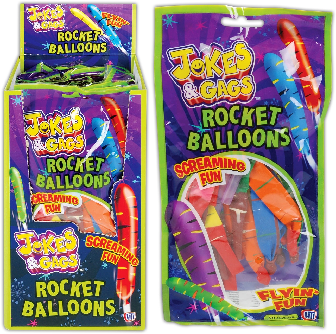 ROCKET BALLOONS Jokes & Gags,CDU [Packs Only]