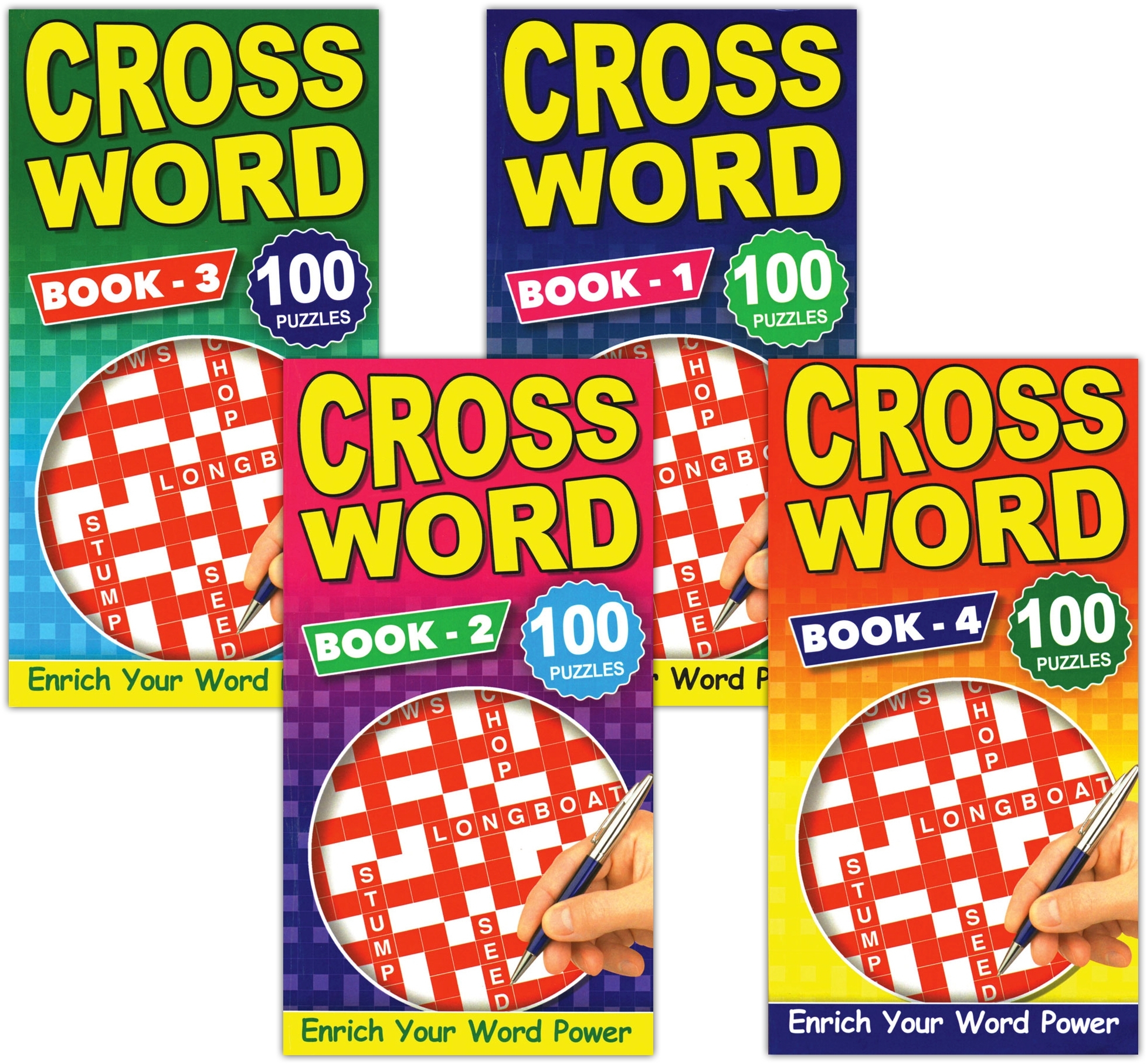 ACTIVITY BOOK,Crossword 4 Asst. [Packs Only]