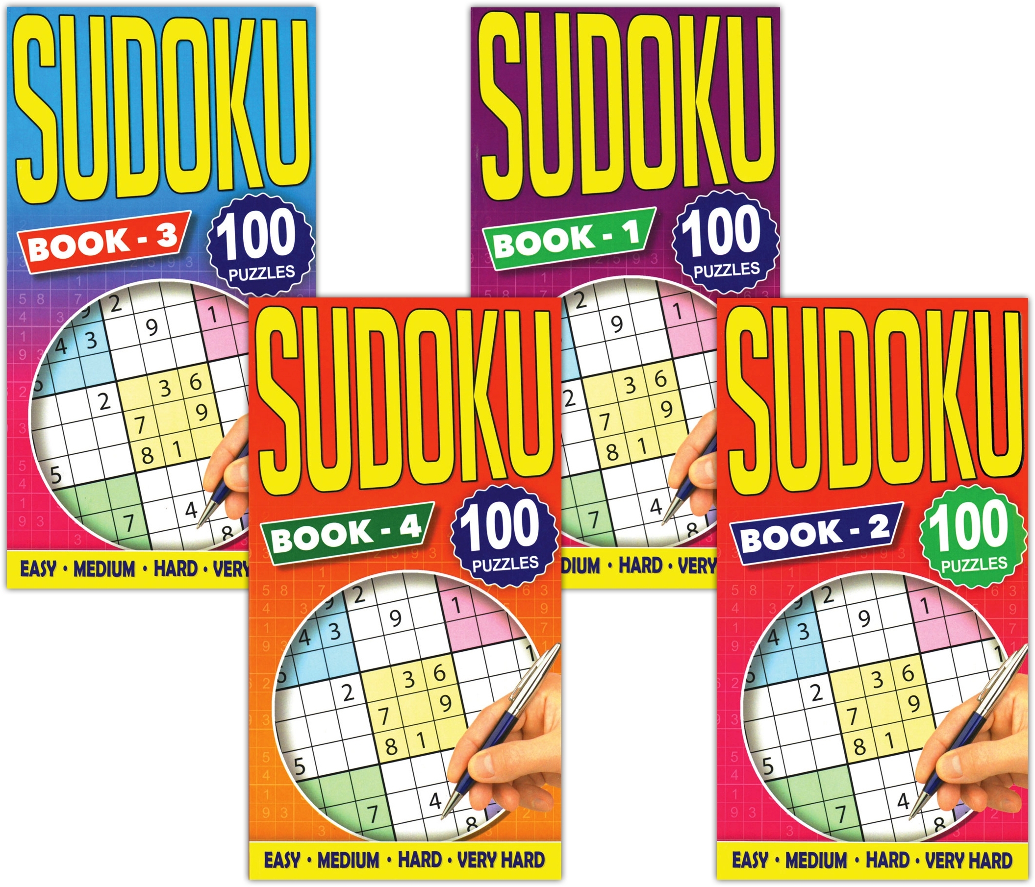 ACTIVITY BOOK,Sudoku 4 Asst. [Packs Only]