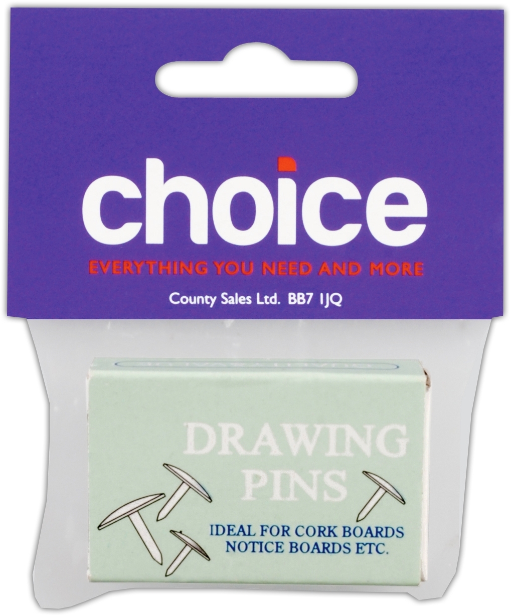 DRAWING PINS,I/cd [Packs Only]