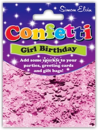 CONFETTI,Table Foil Happy Birthday Pink Mix H/pk [Packs Only]