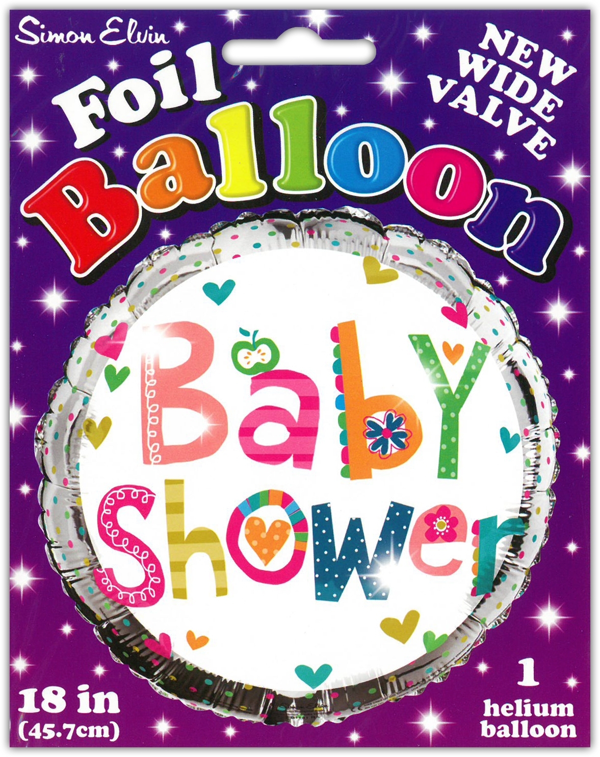 BALLOONS,Baby Shower Helium Foil [Packs Only]