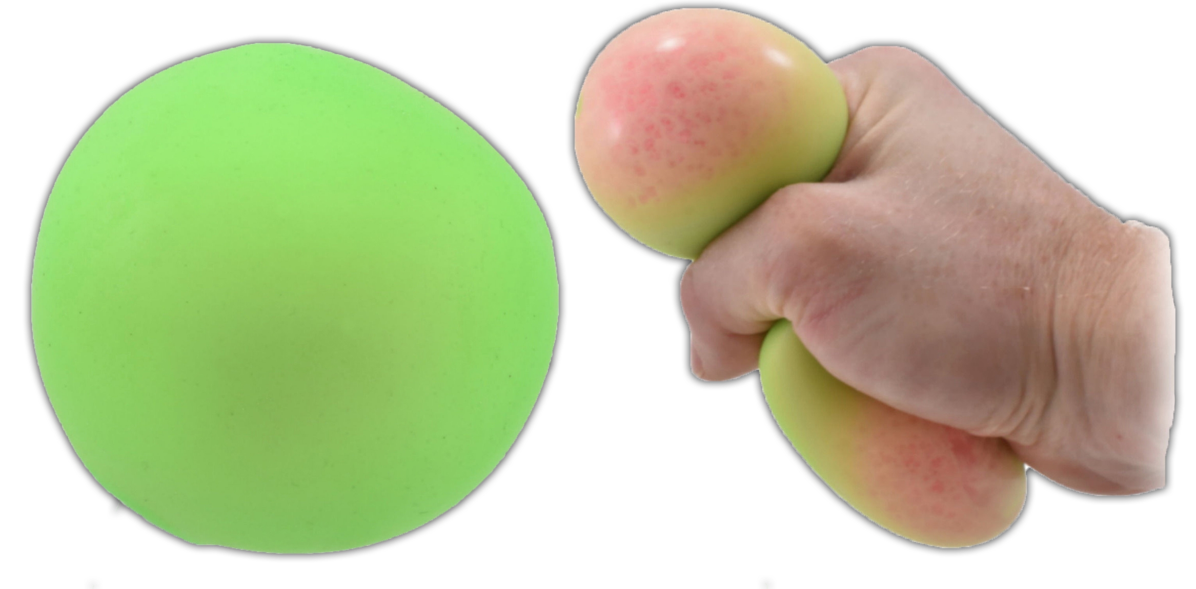 STRESS BALL NEON, 7cm 4 Asst. Colours CDU [Packs Only]