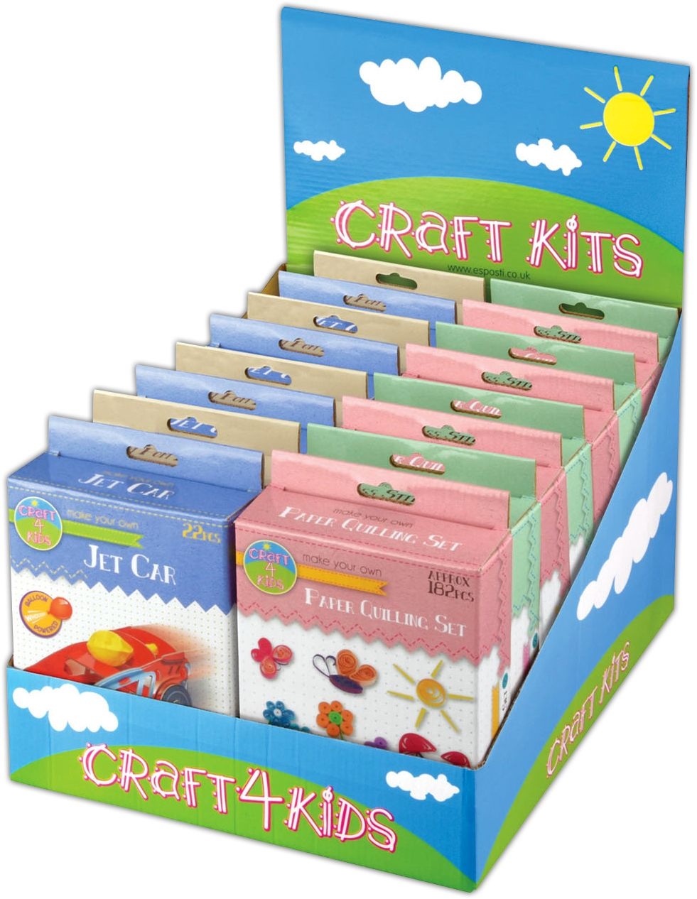 CRAFT KIT,4 Assorted Boxed CDU [Splittable]