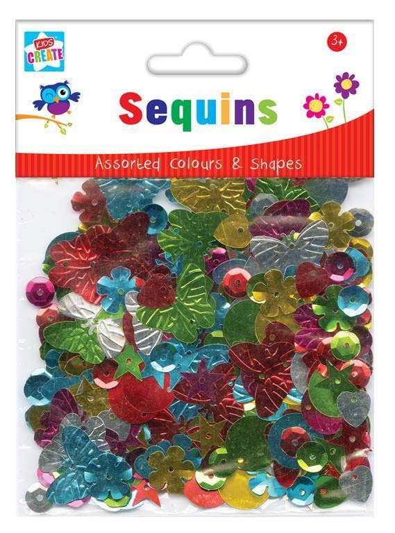 KIDS CRAFT,Sequins Assorted H/pk [Splittable]