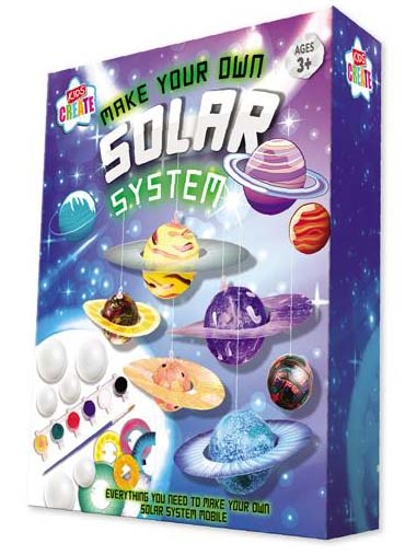 SOLAR SYSTEM, Hanging Mobile Make Your Own, Age3+ Bxd. [Splittable]