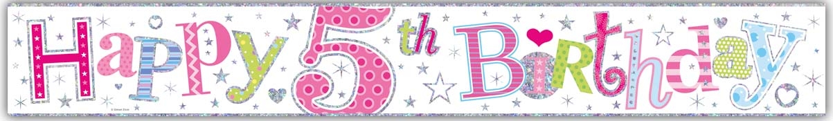 BANNER,Age 5 Girl [Packs Only]