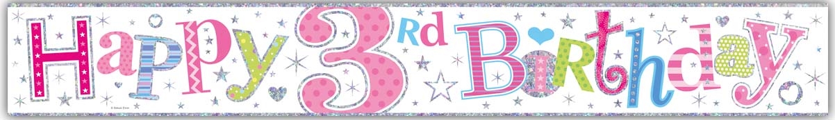 BANNER,Age 3 Girl [Packs Only]