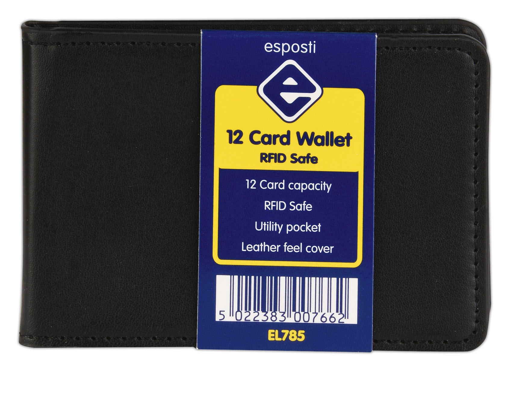 CREDIT CARD WALLET,12 pocket RFID Safe [Splittable]