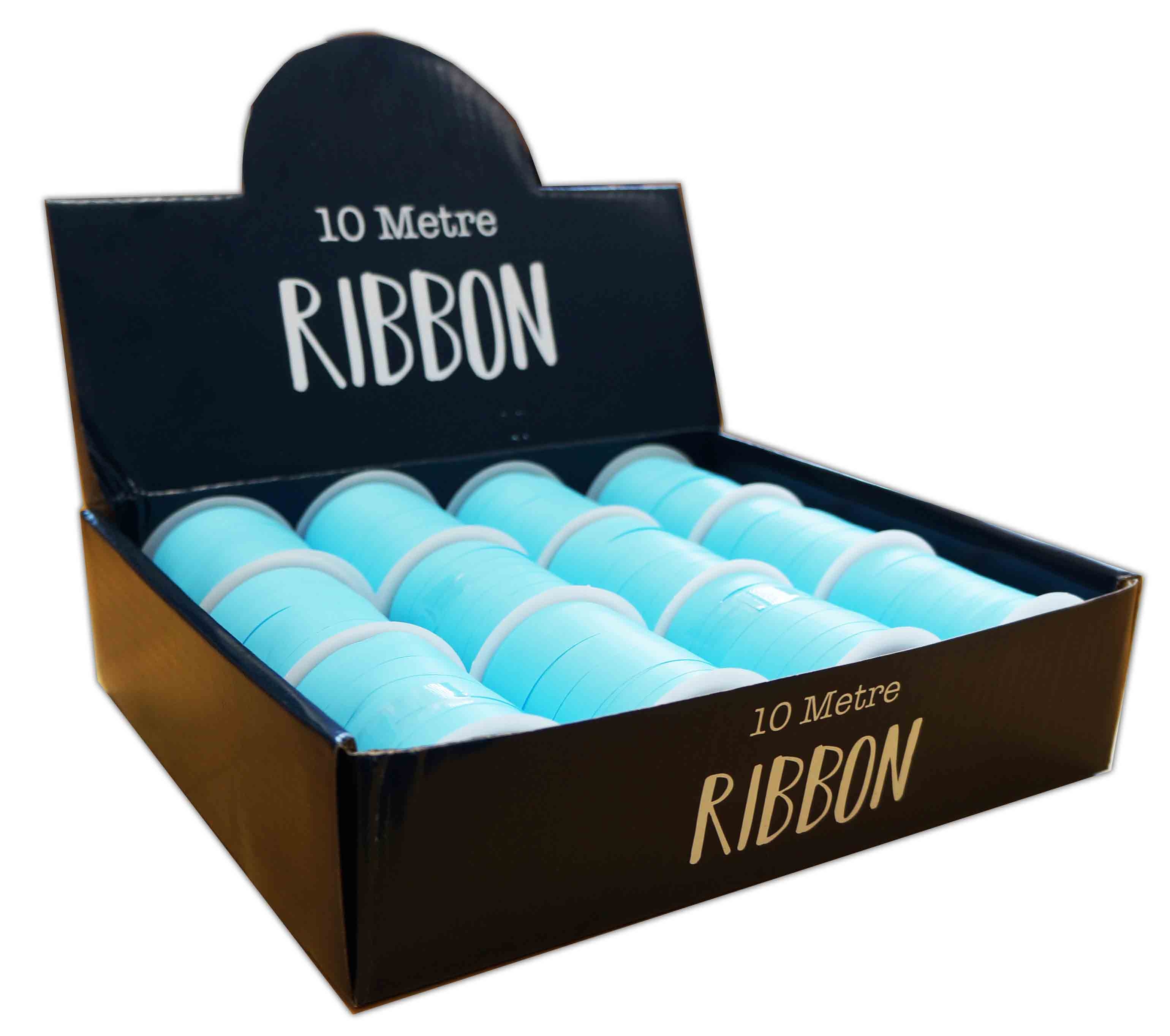 RIBBON COP,Light Blue 10mm x 10M [Packs Only]