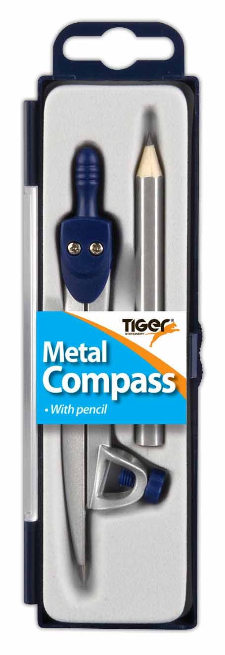 COMPASSES,Metal + Pencil Boxed [Splittable]