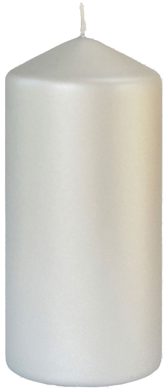 CANDLE,Pillar Silver 7 x 15cm [Packs Only]