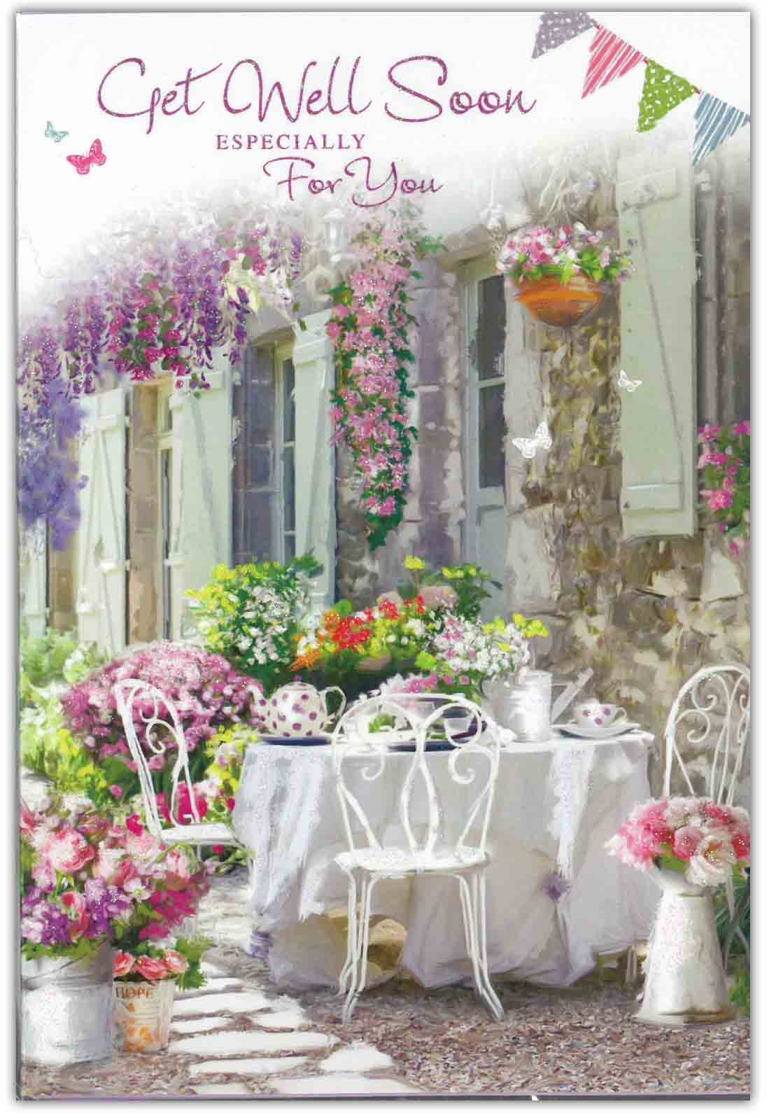 GET WELL CARDS,6`s Floral Garden (Was 0.82)