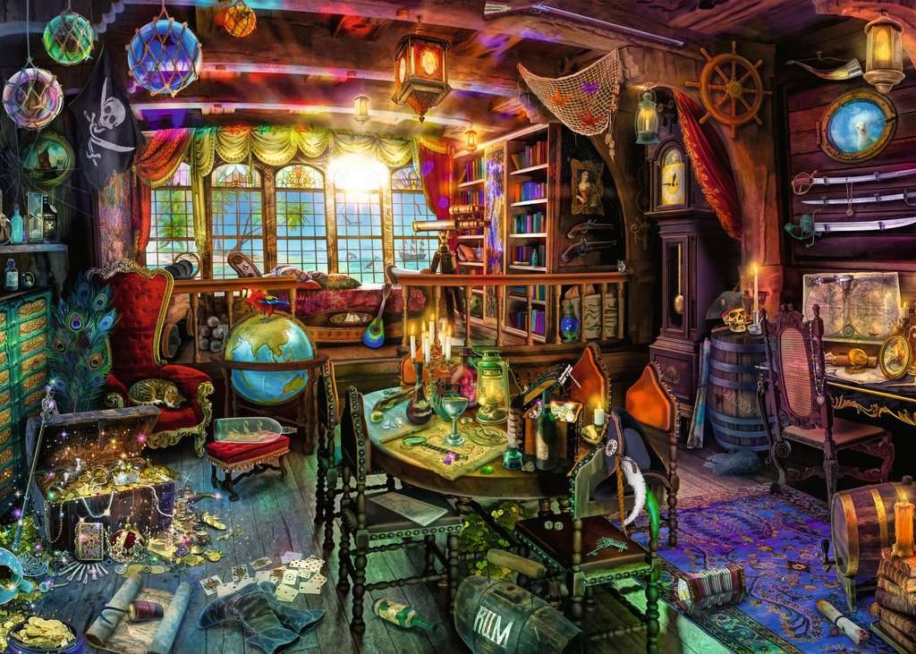 JIGSAW,1000pc.A Pirate`s Life (Ravensburger)