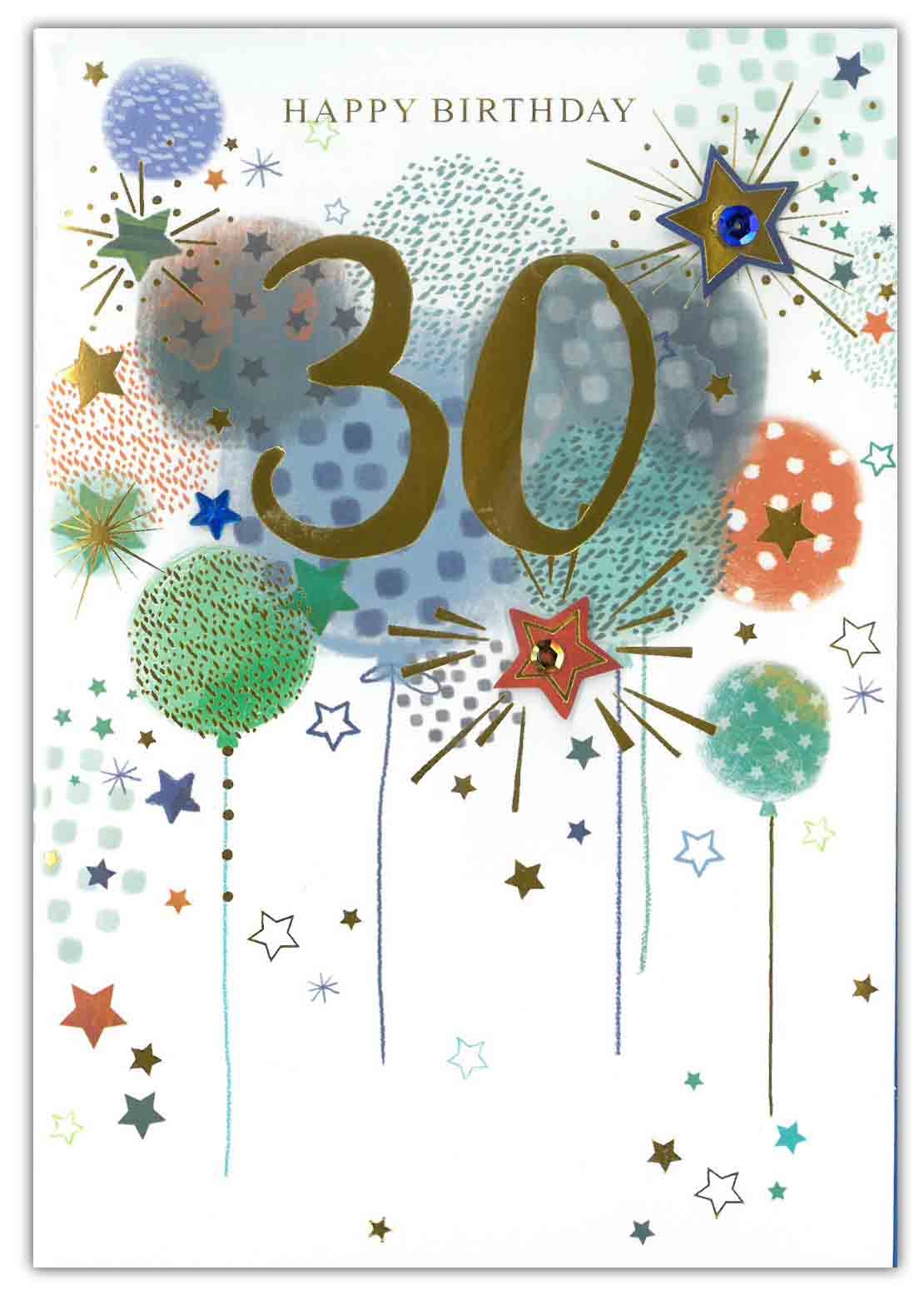 ISABEL`S GARDEN,Age 30 Male Balloons & Stars(Was 1.70)