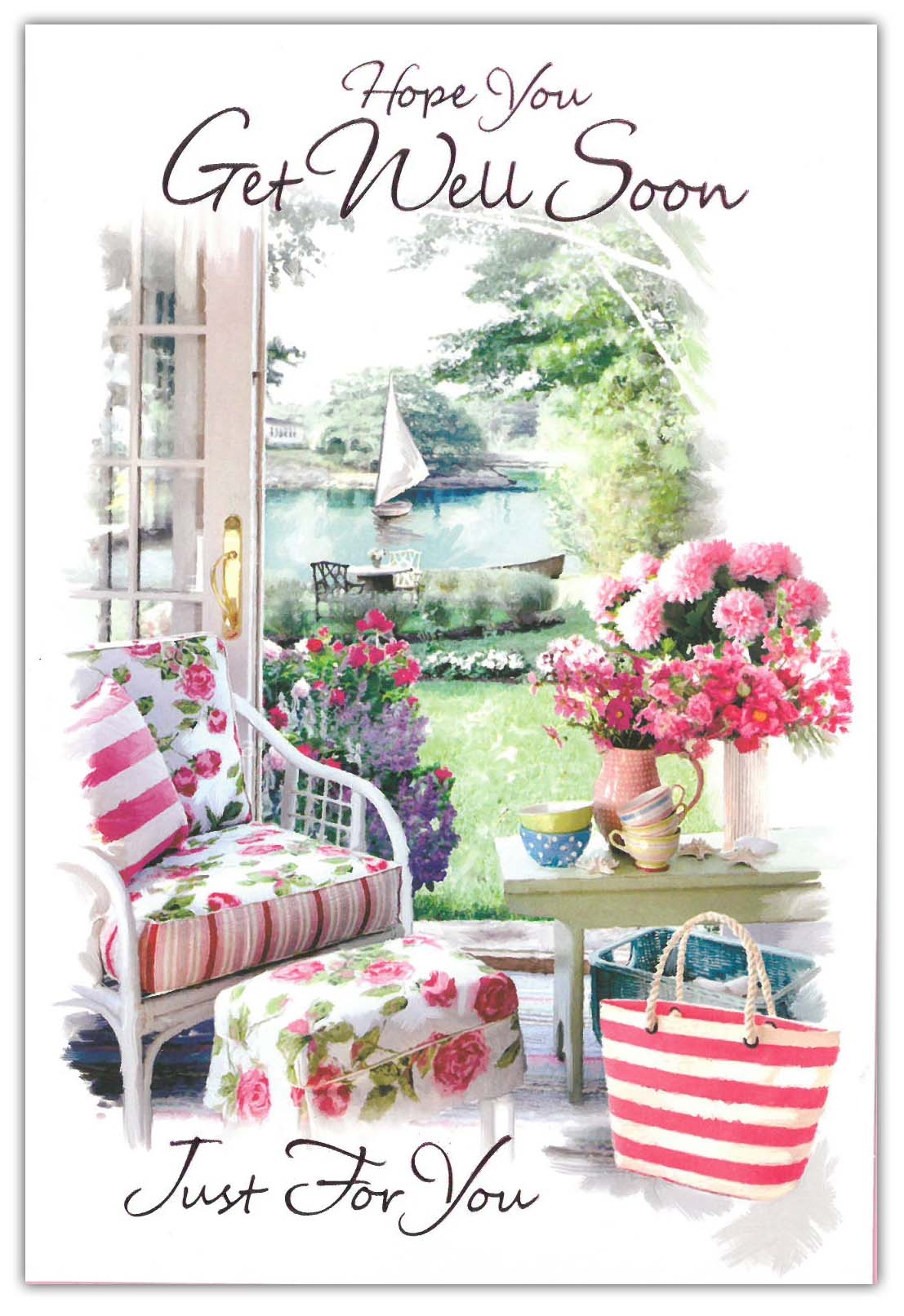 GET WELL CARDS,6`s Riverside Garden (Was ú0.87)