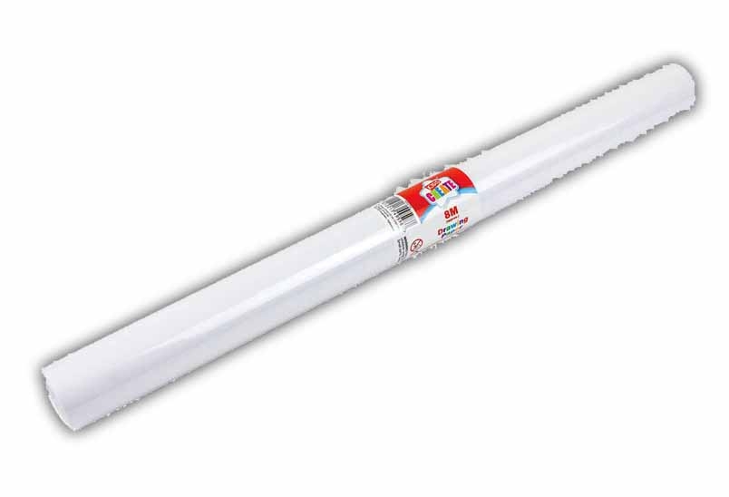 PAPER ROLLS,Drawing 50cm x 8M (Was 3.49) [Splittable]