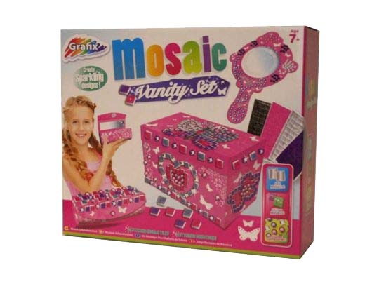 VANITY SET,Mosaic,Decorate Your Own Boxed (WAS ú5.99)