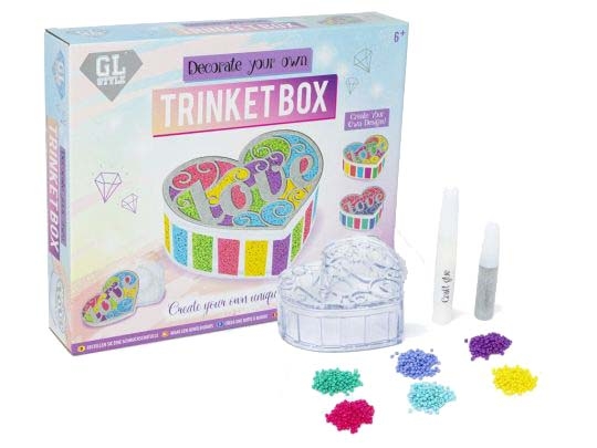 TRINKET BOX,Decorate Your Own Boxed (WAS ú4.49)