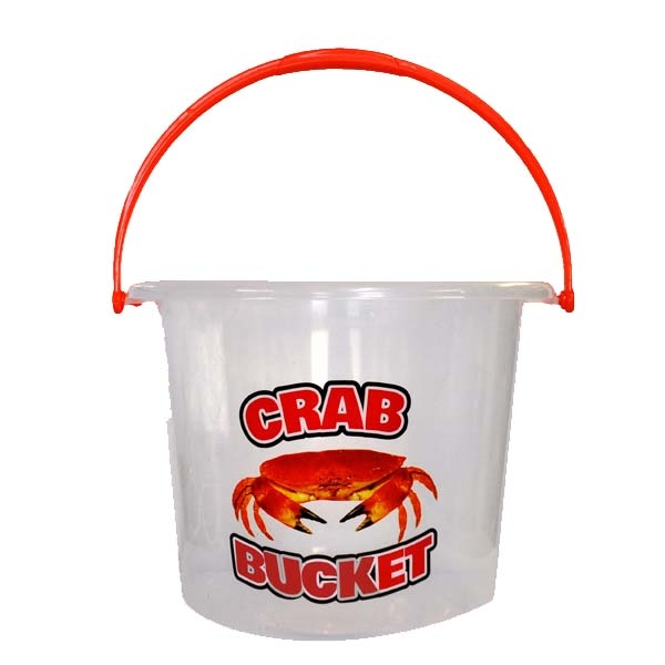 BUCKET,Crab Clear 5 Litre H.183mm W.225mm [Splittable]
